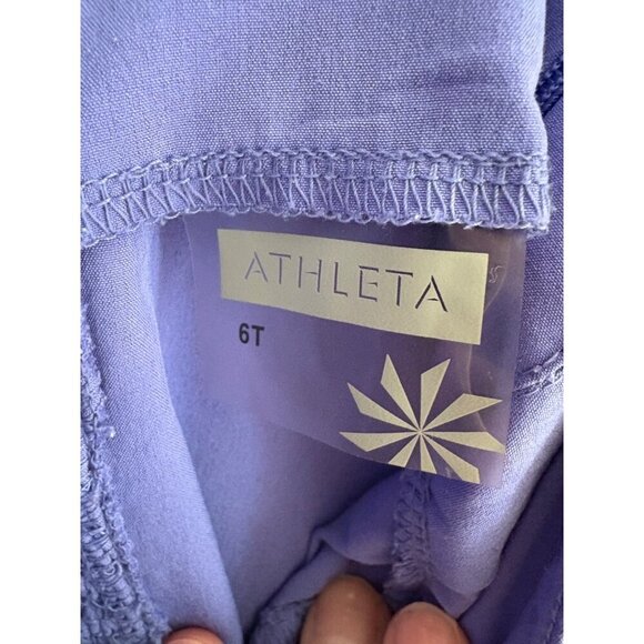 Athleta Periwinkle Purple Casual Sleevless Athleisure Sundress Size 6 TALL - Picture 7 of 12
